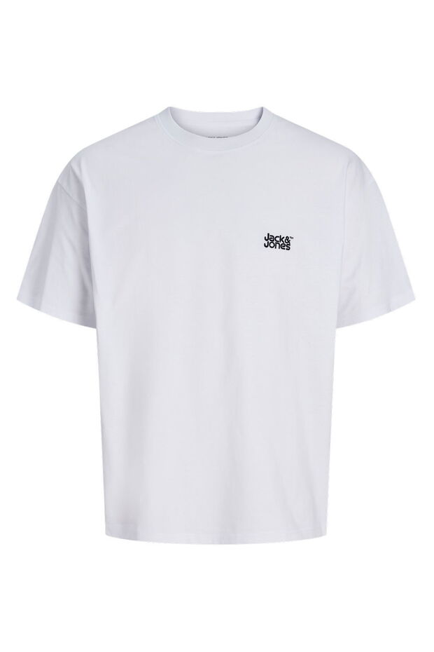 Men's Chest Printed Loose Fit Crew Neck Short Sleeve T-Shirt - Colton