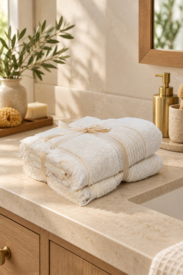 Double Shower Set Cream