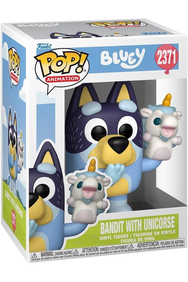 Pop! Animation: Bluey, Bandit with Unicorse