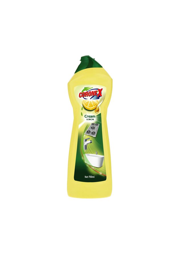 Dishwash Liquid Cream Lemon 750ml, 2-Piece Set, Kitchen Dishwashing Cleaner For Everyday Use