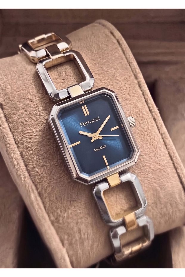 Women's Metal Case Steel Bracelet Wristwatch with 2 Years Warranty