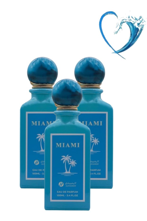 3 قطع Miami Perfume 100 مل