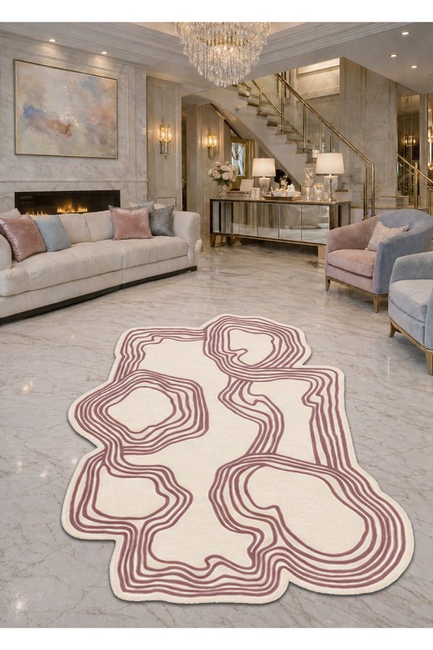 Sdt Mixed Patterned Modern Woven Base Decorative Carpet Sdtamor1607