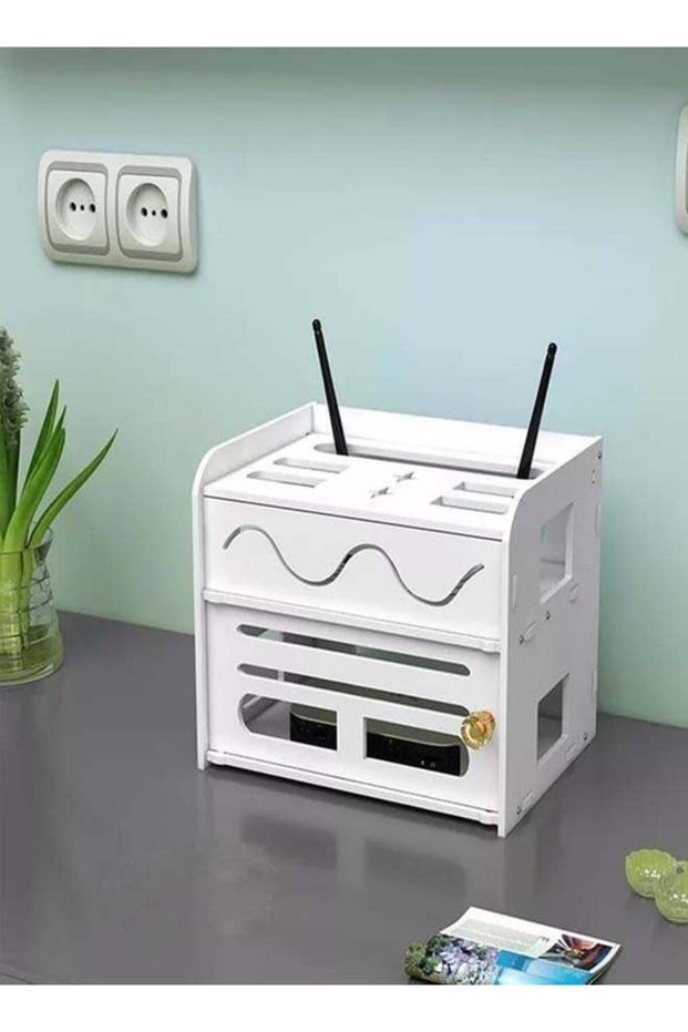 Set of 3 Multi Functional Router Storage Boxes