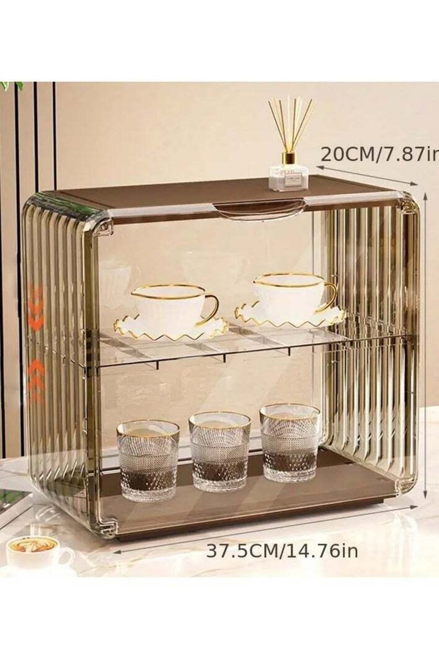 Make up Storage Organizer for Vanity,Large Capacity Skincare Organizers with Drawers and Makeup brush holders,Cosmetics Display Cases for Countertop,Dresser,Bathroom,Perfect Gifts for Women