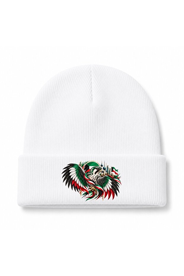 Kuwait Royal Falcon Wings Heritage Graphic Beanie