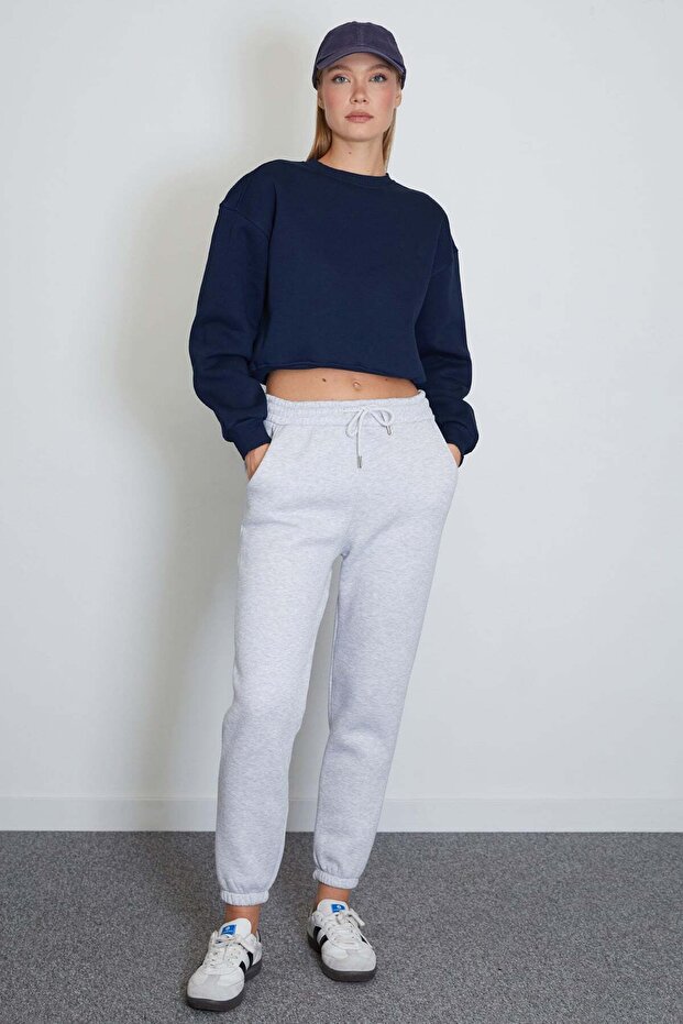 3 Thread Waist Tie Jogger Sweatpants