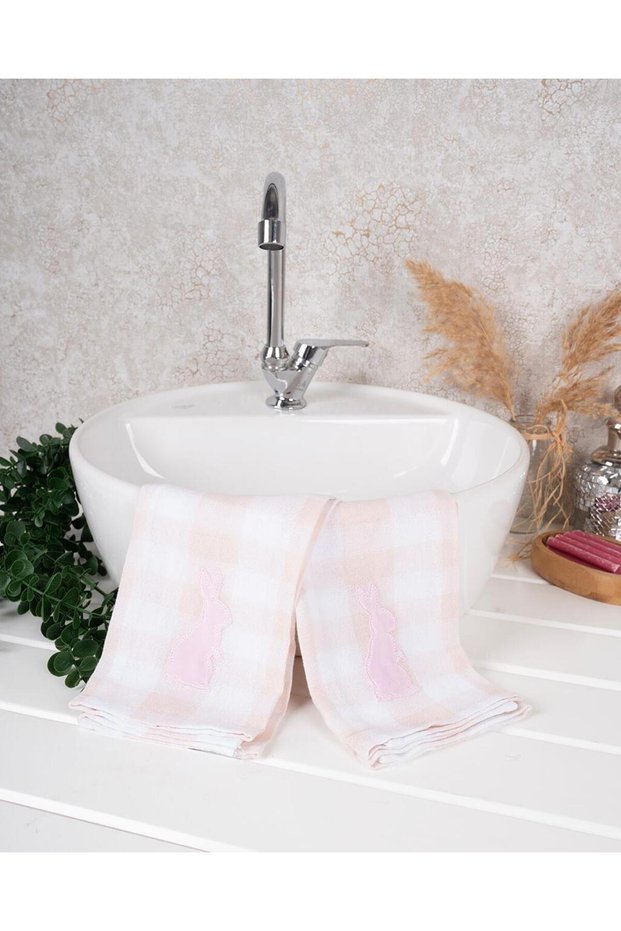 100% Cotton Double 40X66 cm Embroidered Patterned Hand & Face Towel/Towel Set