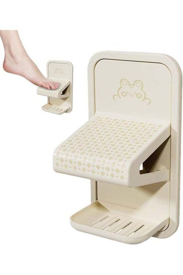 Shower Foot Rest for Shaving Legs,Shower Shaving Foot Stand with Powerful Suction Cup, Shower Shave