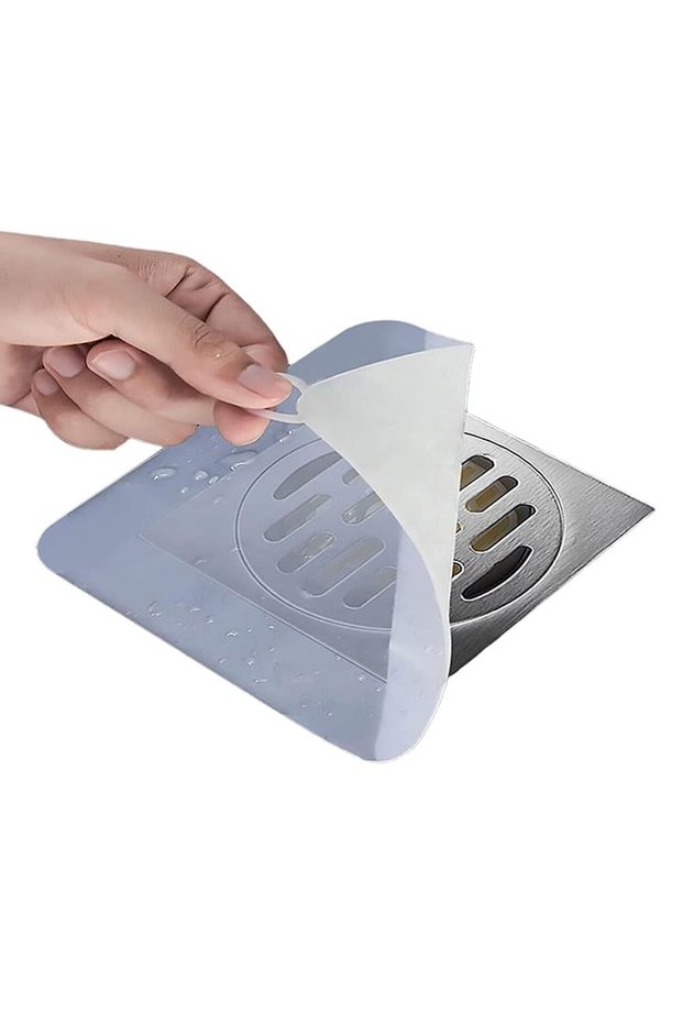 Foor drain Mat Anti-Odor, Hair Trap & Fast Draining Universal Fit for Bathroom Shower Sink Easy to