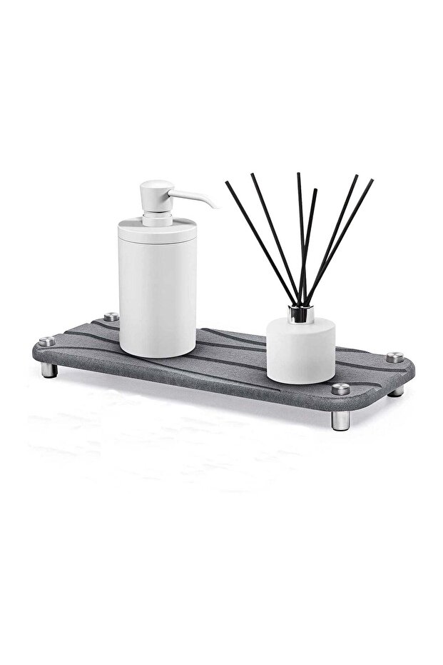 Fast Drying Stone Sink Tray, Water Absorbing Stone Tray for Sink, Instant Dry Sink Organizer Bathro