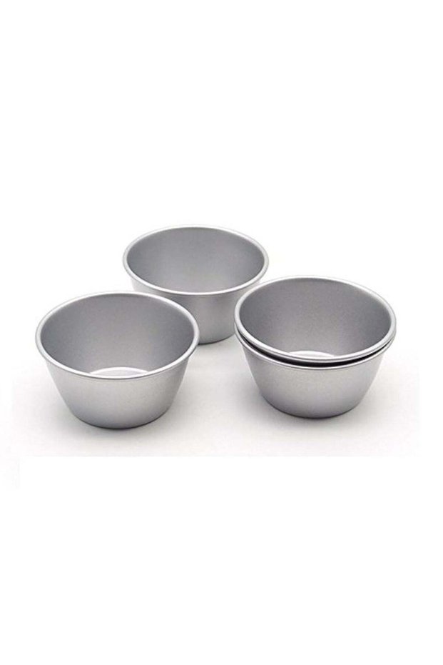 Nonstick Individual Baking Molds, 3-Inch Ramekins for Pudding, Souffle, and Tarts - Pack of 8