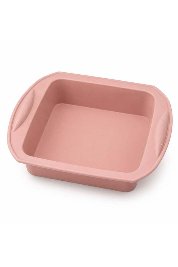 Nonstick Silicone Bake Pan, 26 x 24 x 5 cm, Cake Mold for Cakes and Brownies, Oven Safe Bakeware, P