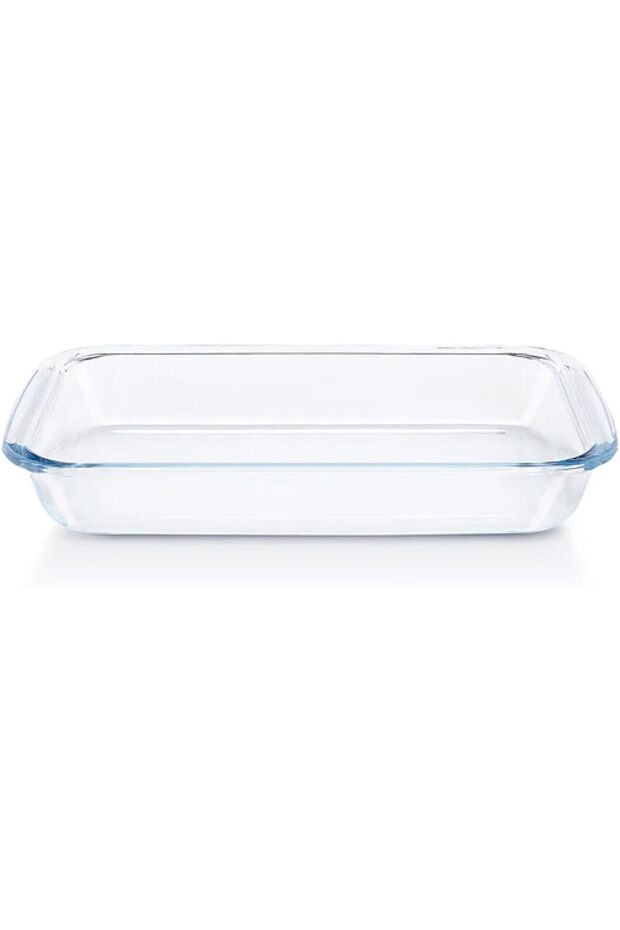Borosil Rectangular Baking Dish 1.5 Liter - Borosilicate Glass, Oven & Microwave Safe, Heat-Resista