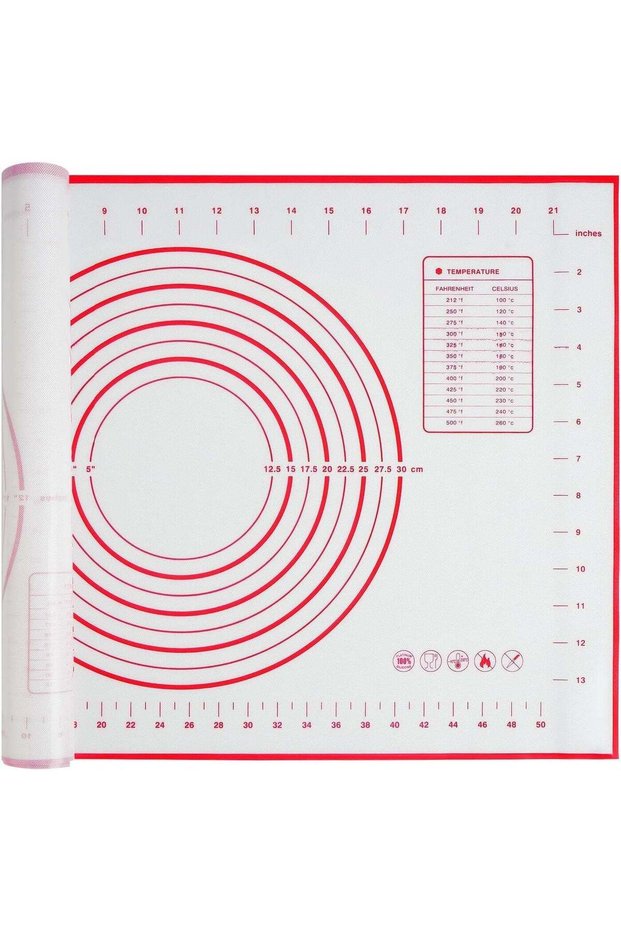 Large Silicone Baking Mat, 16" x 24" Pastry Mat Baking Mats Silicone for Rolling Out Dough Non Slip