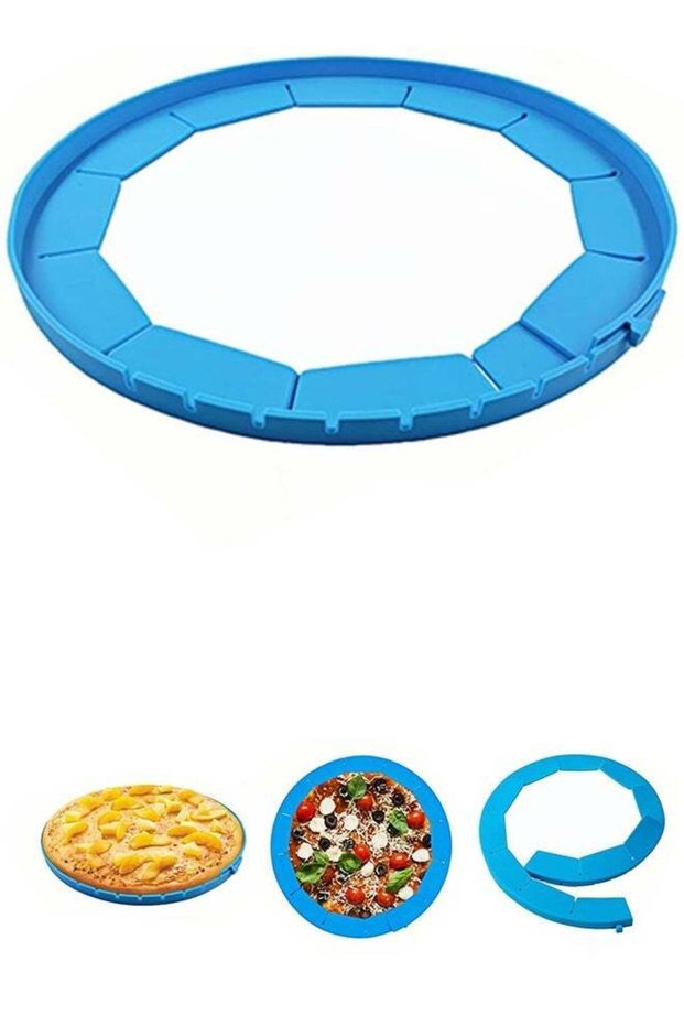 Adjustable Silicone Pie Crust Shield, 8.7-11.4 inch Reusable Baking Guard for Pies, Tarts, Quiche,