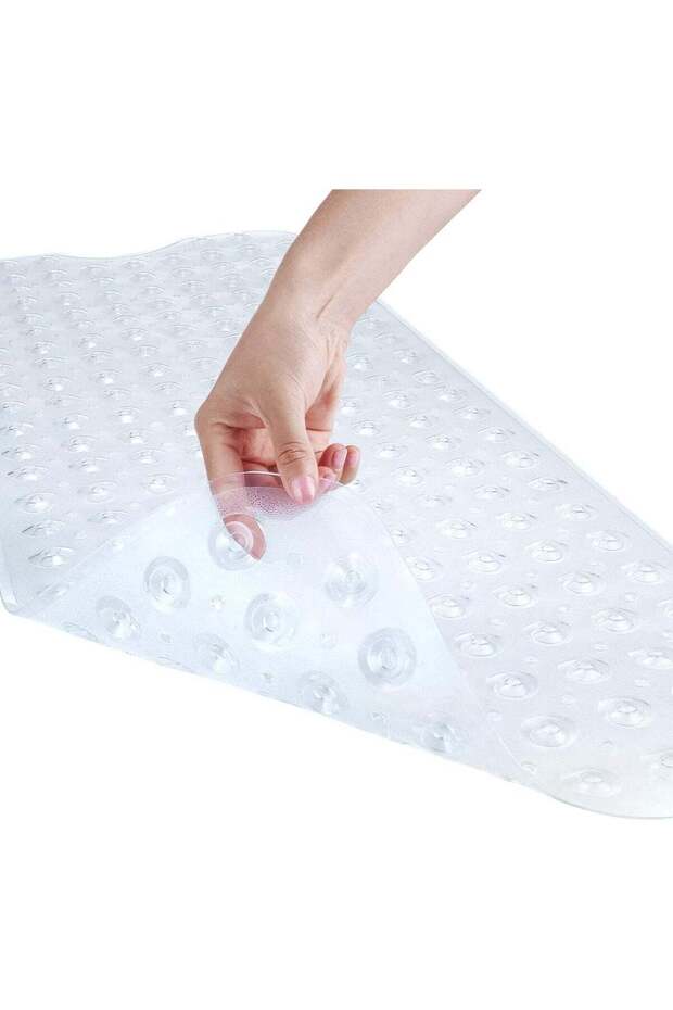 Bath Tub Shower Mat, 40X16in (Clear)