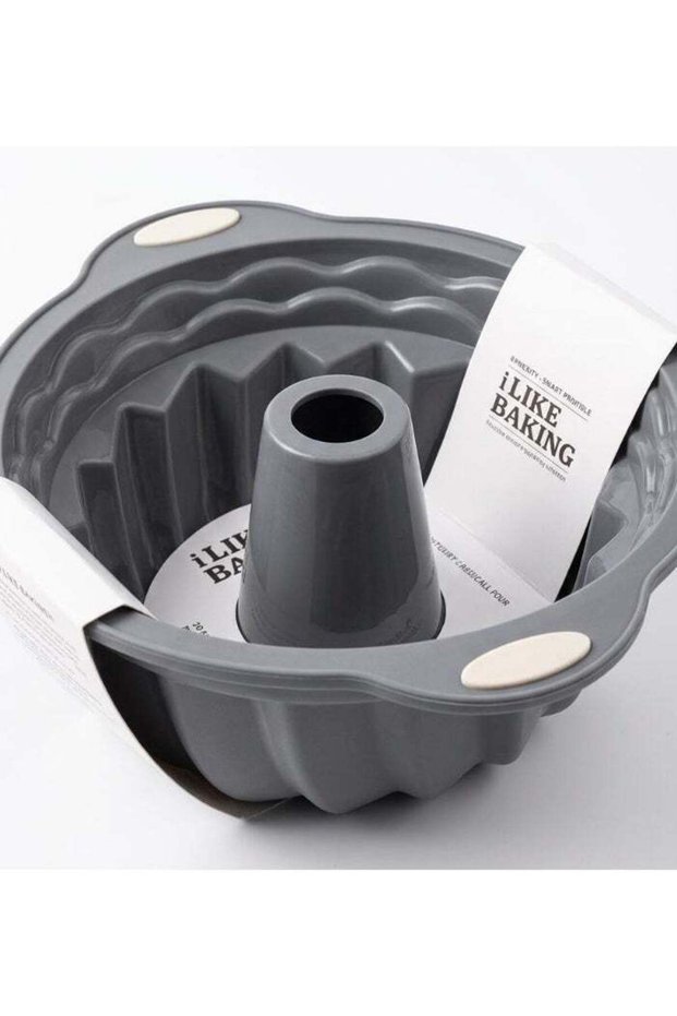 Orchid Silicon Cake Pan Gray 25 Cm