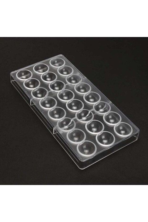 24 Grid Semi-Sphere Chocolate Candy Mold PC Polycarbonate Chocolate Making Mould