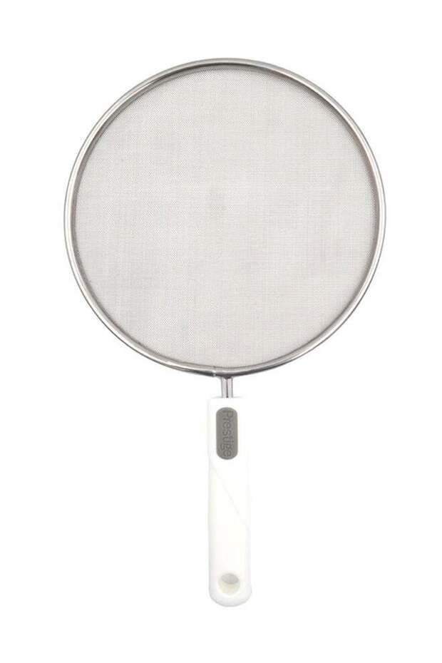 Prestige Splatter Guard 29cm - Premium Stainless Steel Oil Splatter Screen for Frying Pans - Kitche