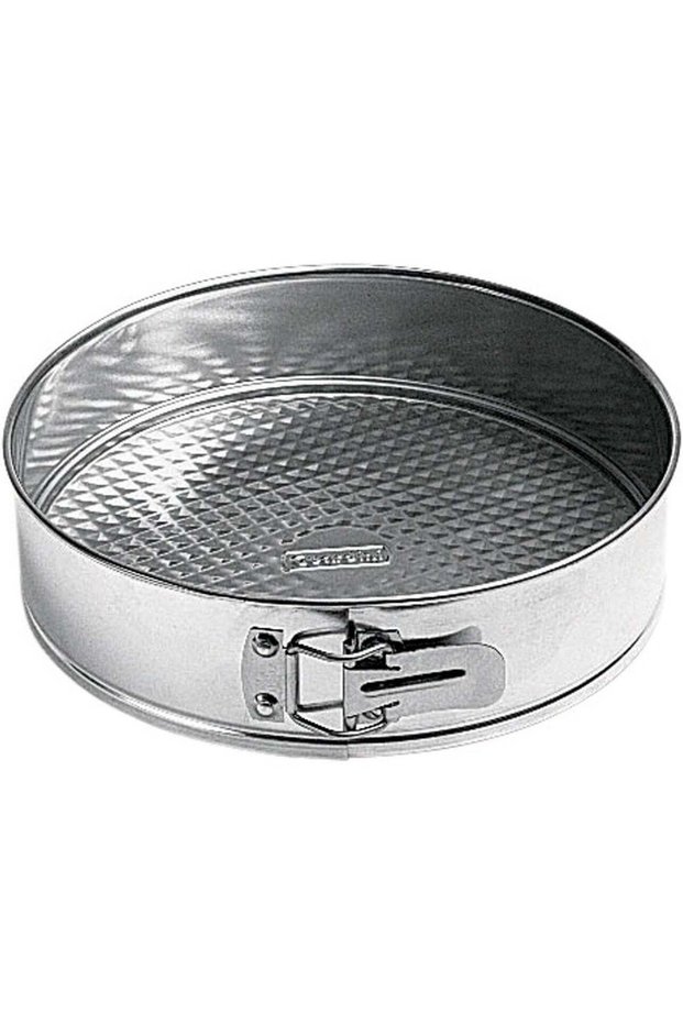 GUARDINI Stainless Steel Baking Mould with Springform Base 28cm Cake Tin, Made in Italy