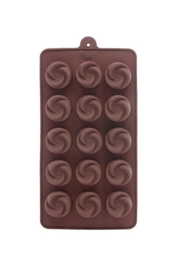 Multipurpose Silicone Bake Mould Brown 8.5x4x1inch