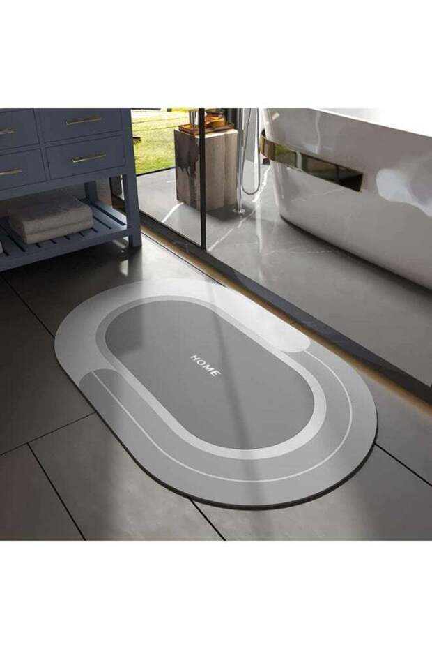 kunshao Quick Drying Super Absorbent Bath Mat, Door Mat Outside Bathroom, Easy Cleaning Floor Mat f