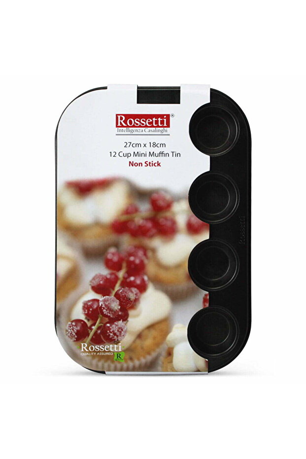 Rossetti Non-Stick 12 Cup Mini Muffin Tin Bakeware (27x18cm)