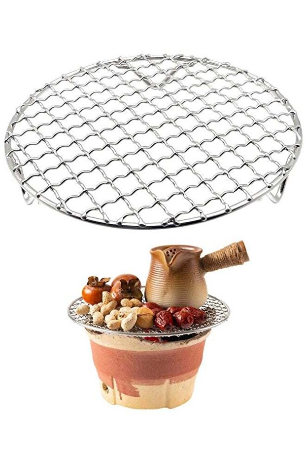 Small Cooling Rack 6.5 Inch, Round Cooking Rack Steamer Rack for Pots, Stainless Steel Air Fryer Ra