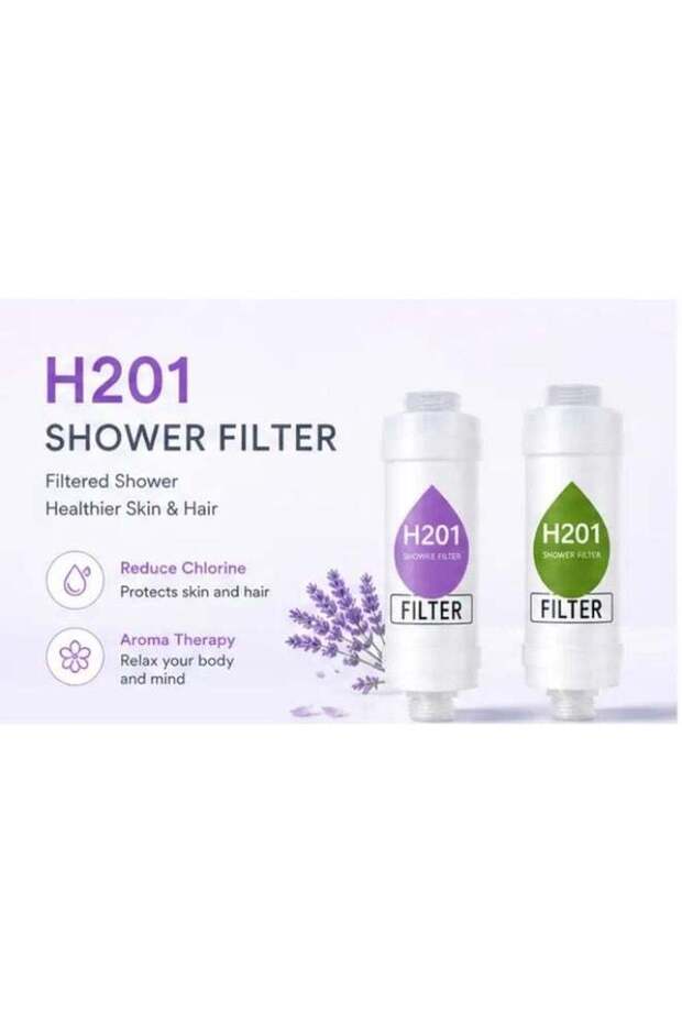 2 Pieces Aroma Shower Filter, Multi-Layer Purification Chlorine Removal Water Softener, Skin Care &