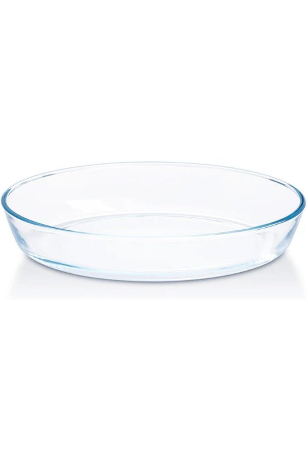 Borosil Oval Baking Dish 3 Liter - Borosilicate Oven Proof Casserole Pan, Heat-Resistant Serveware
