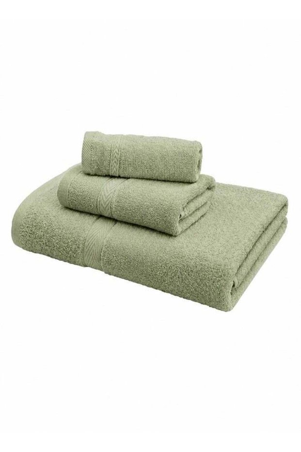 DEYARCO Princess - 3 Pcs Towel Set, Includes: Face (30x30cm), Hand (40x70cm) and Bath (70x140cm) To