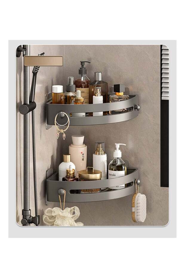 2-Pack Shower Shelves, Heavy-Duty Shower Organizer
