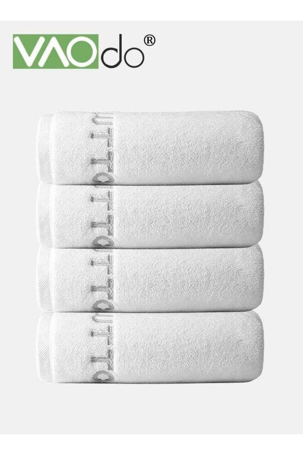 4PCS Ultra Soft Cotton Towel Set, Compact Lightweight Towels, Highly Absorbent Hotel Spa Towels, Ea