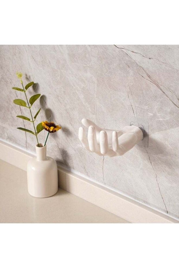 Palm-Shaped Soap Holder – Wall Mounted Soap Saver for Shower & Kitchen