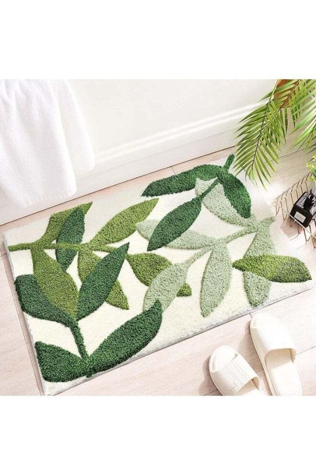 Bathroom Rug Mat, Non Slip Bath Rugs, Soft Microfiber Bath Mats for Bathroom Floor Absorbent Plush