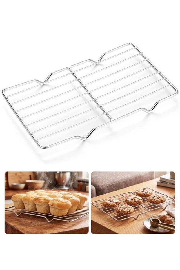 Stainless Steel Rectangle Baking Cooling Roasting Wire Rack