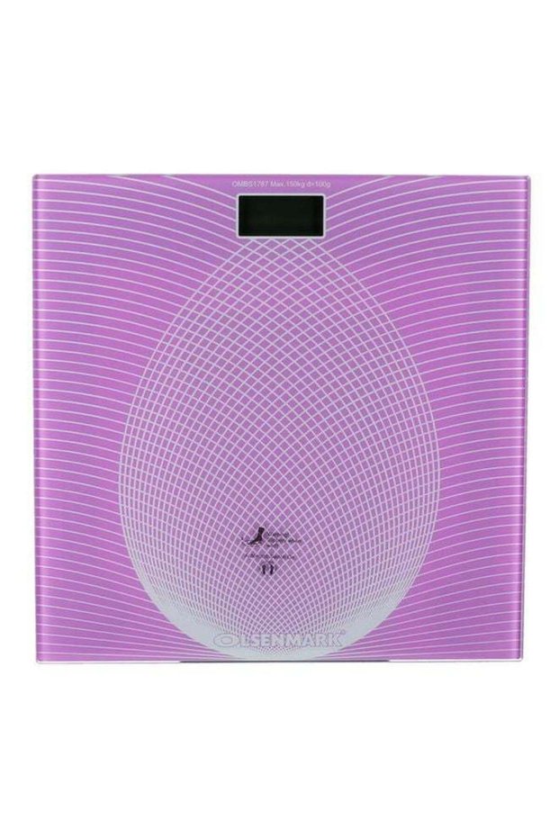 Digital Weighing Scale Purple 33 x 33cm