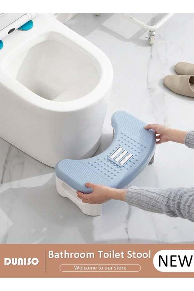 Adjustable Toilet Stool Portable Squatty Potty Under Desk Footrest Comfortable Under Desk Foot Stoo