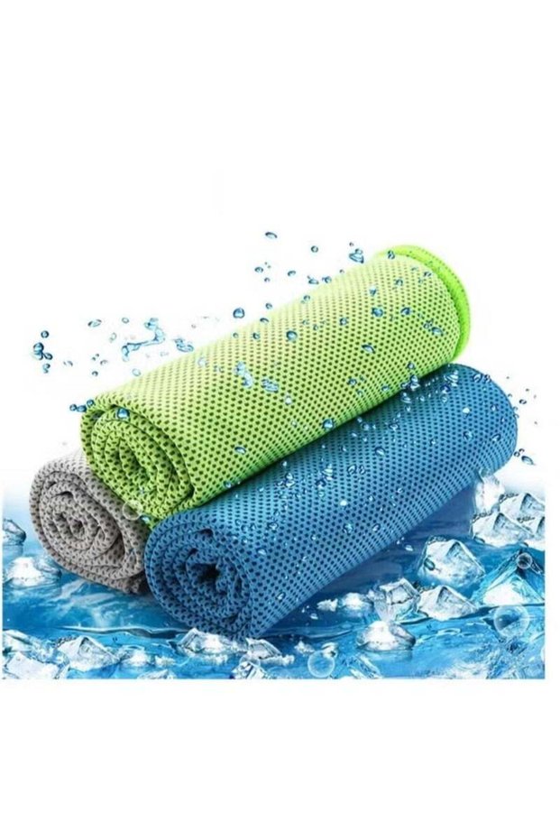 3 Pack Cooling Towel Soft Breathable Chilly Towel, Ice Towel, Microfiber Towel for Yoga, Sport, Ru