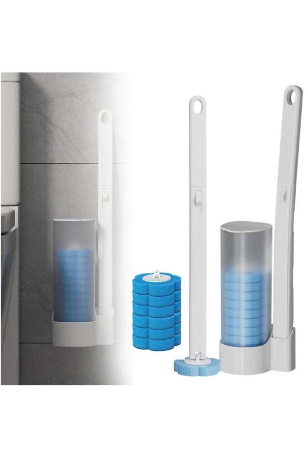 Disposable Toilet Cleaning System, 2025 Upgrade Disposable Toilet Bowl Cleaner Wand with 18 Cleaner