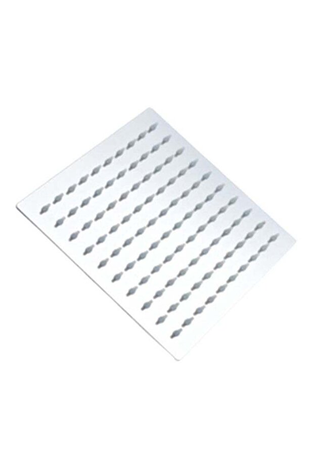 Pressure Rain Shower Head 100-Hold Silver 8inch