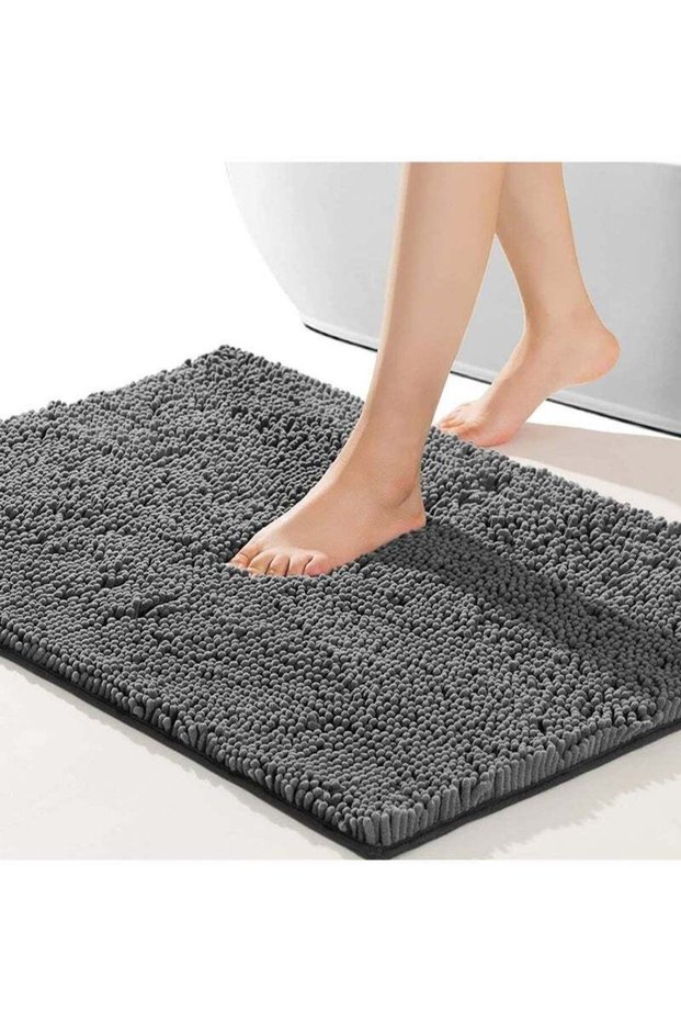 Bathroom Rug,80x50 Anti-slip Bath Mat,Doormat,Soft and Cozy Rug,Bathroom Durable Thick Bath Towel,E