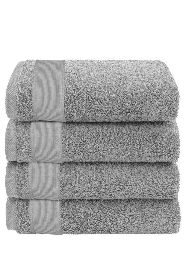 Luxury Set Of 4 Hand Towels 35cm X 70cm, Ultra Thick Premium Cotton Super Soft & Highly Absorbent T