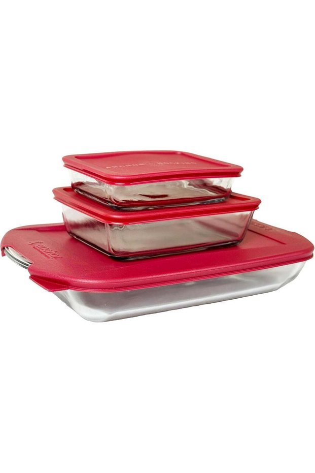 Anchor Hocking 6PC Essential Bake Set with Lids
