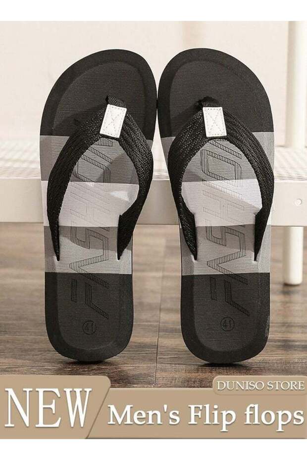 Flip Flops for Men Quick Drying Flat Slipper House Bedroom Slippers with Non-Slip Soft Slippers Ope