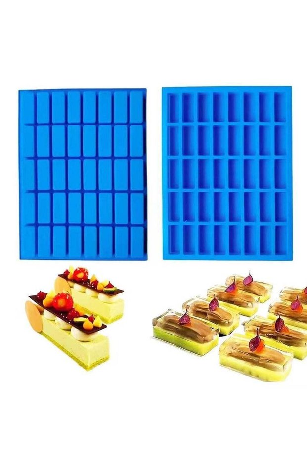 40 Cavity Mini Silicone Protein Bars Mold Rectangle Granola Bar Baking Tool Mould Silicone Chocolat