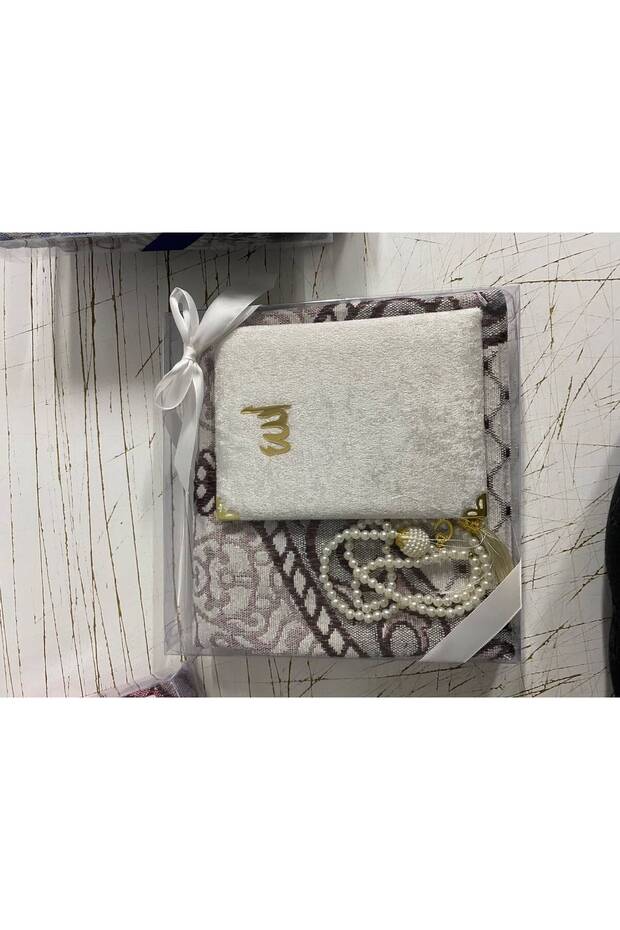 Dowry, Gift, Mawlid, Package Luxury Prayer Rug Set Red