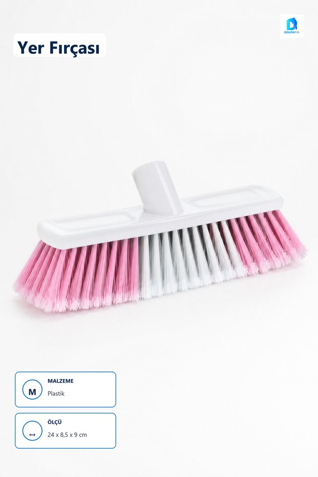 Floor Brush 17 cm Multi-Colored Plastic