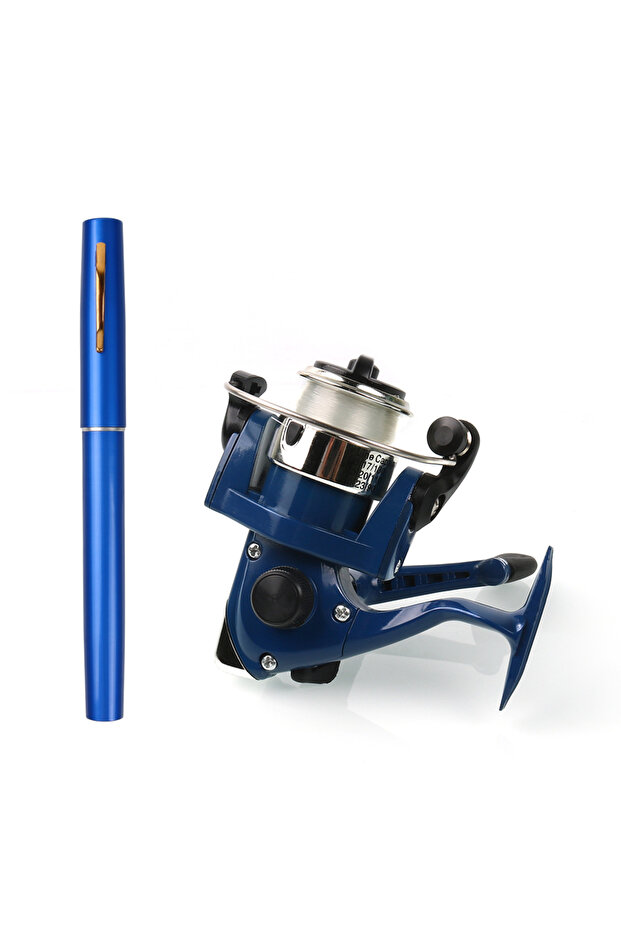 Blue Sougayilang Five Colors Fishing Rod Reel Combo Ultra lightweight 1.0m Mini Telescopic Pocket Pe